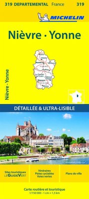Nievre, Yonne - Michelin Local Map 319 - Michelin