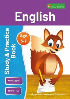 Cover KS1 English Study and Practice Book for Ages 5-7 (Years 1 - 2) Perfect for learning at home or use in the classroom