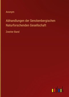 Abhandlungen der Senckenbergischen Naturforschenden Gesellschaft