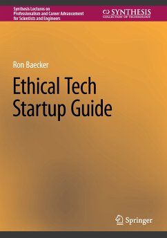 Ethical Tech Startup Guide (eBook, PDF) - Baecker, Ron