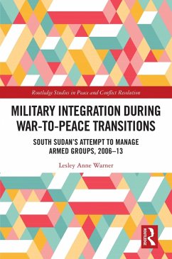 Cover Military Integration during War-to-Peace Transitions (eBook, PDF)
