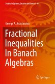 Fractional Inequalities In Banach Algebras
