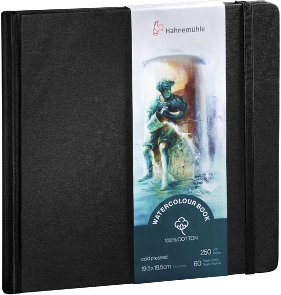Hahnemühle Watercolour Book 19,5 x 19,5 cm 60 Seiten 250 g Hahnemühle Watercolour Book 19,5 x 19,5 cm 60 Seiten 250 g