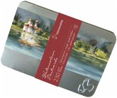Hahnemühle Aquarellpostkarten Metallbox rau 10x15 cm 230g 30St