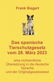 Das spanische Tierschutzgesetz vom 28. März 2023 (eBook, ePUB)
