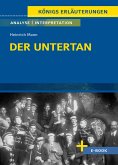 Der Untertan von Heinrich Mann - Textanalyse und Interpretation (eBook, PDF)