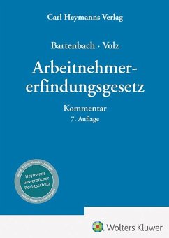 Arbeitnehmererfindungsgesetz - Bartenbach, Kurt;Volz, Franz-Eugen