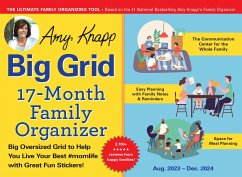 2024 Amy Knapp's Big Grid Family Organizer Wall Calendar - Knapp, Amy