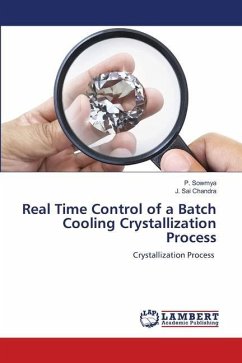 Real Time Control of a Batch Cooling Crystallization Process