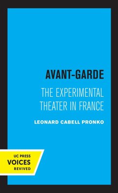 Avant-Garde (eBook, ePUB) - Pronko, Leonard C.