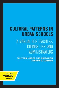 Cover Cultural Patterns in Urban Schools (eBook, ePUB)