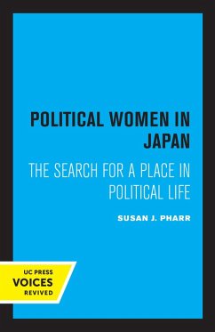 Political Women in Japan (eBook, ePUB) - Pharr, Susan J.