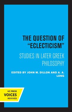 Cover The Question of Eclecticism (eBook, ePUB)