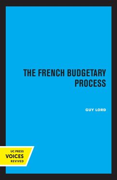 The French Budgetary Process (eBook, ePUB) - Lord, Guy