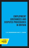 Employment Grievances and Disputes Procedures in Britain (eBook, ePUB)