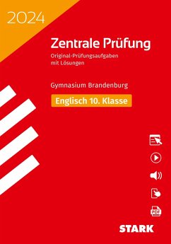 Cover STARK Zentrale Prüfung 2024 - Englisch 10. Klasse - Brandenburg