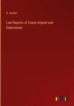 Cover Law Reports of Cases Argued and Determined