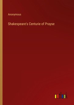 Cover Shakespeare's Centurie of Prayse