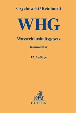 Wasserhaushaltsgesetz - Reinhardt, Michael;Gieseke, Paul;Wiedemann, Werner