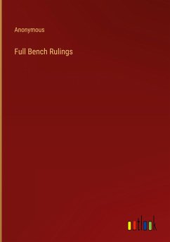 Full Bench Rulings - Anonymous