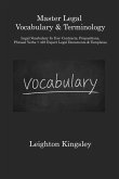Master Legal Vocabulary & Terminology