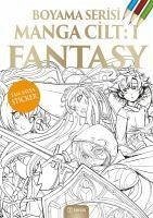 Manga Boyama Cilt 1 - Fantasy - Kolektif