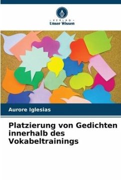 Cover Platzierung von Gedichten innerhalb des Vokabeltrainings