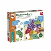 Jumbo 19927 - Ich lerne die Deutschlandkarte, Puzzle, Lernspiel