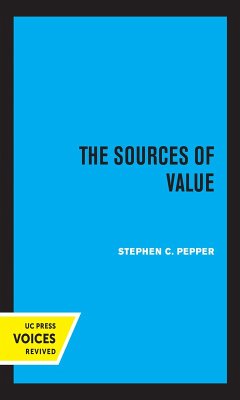 The Sources of Value (eBook, ePUB) - Pepper, Stephen C.