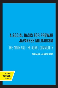 Cover A Social Basis for Prewar Japanese Militarism (eBook, ePUB)