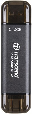 Transcend SSD ESD310C 512GB USB-C USB 3.2 Gen 2x1