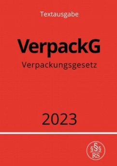 Verpackungsgesetz - VerpackG 2023 - Studier, Ronny