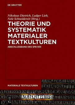 Theorie und Systematik materialer Textkulturen