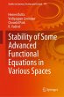 Stability of Some Advanced Functional... - Bild 1