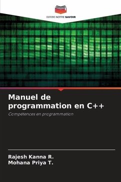 Manuel de programmation en C++ - R., Rajesh Kanna;T., Mohana Priya