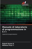 Manuale di laboratorio di programmazione in C++