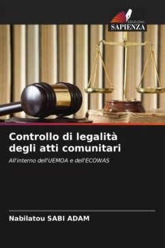 Cover Controllo di legalità degli atti comunitari