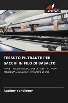 Cover TESSUTO FILTRANTE PER SACCHI IN FILO DI BASALTO