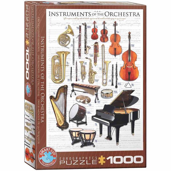 Eurographics 6000-1410 - Instrumente des Symphonieorchesters, Puzzle, 1.000 Teile Eurographics 6000-1410 - Instrumente des Symphonieorchesters, Puzzle, 1.000 Teile