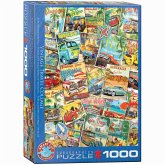Eurographics 6000-5628 - Alte Reisewerbung, Puzzle, 1.000 Teile