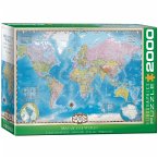 Eurographics 8220-0557 - EuroGraphics Map of the World, Puzzle, 2.000 Teile