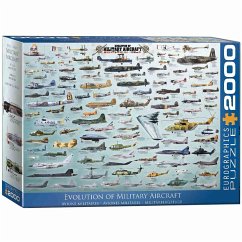 Cover Eurographics 8220-0578 - Militärflugzeuge, Puzzle, 2.000 Teile