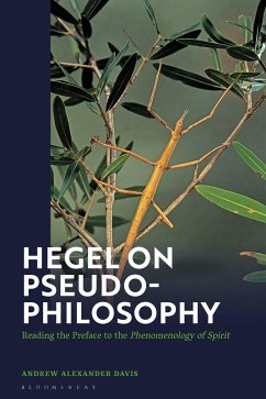 Hegel on Pseudo-Philosophy (eBook, PDF) - Davis, Andrew Alexander