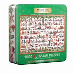 Eurographics 8051-0940 - Holiday Cats Tin, 1.000 Blech Puzzle