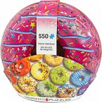 Eurographics 8551-5782 - Donut Rainbow, Puzzle, 550 Teile in Blechdose