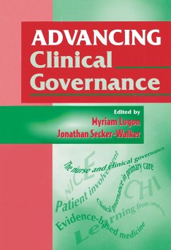 Advancing Clinical Governance (eBook, PDF) - Secker-Walker, Jonathon; Lugon, Myriam