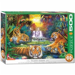Eurographics 6500-5457 - Ein Garten Eden für Tiger, Puzzle, 500 Teile