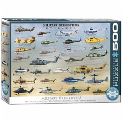 Cover Eurographics 6500-0088 - Militärhelikopter, Puzzle, 500 Teile