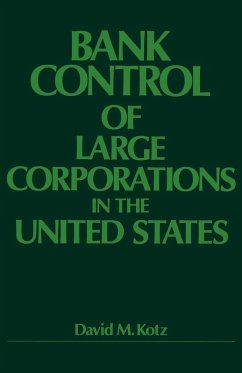 Cover Bank Control of Large Corporations in the United States (eBook, ePUB)