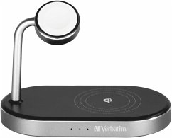 Verbatim WCS-02 Aluminium 3-in-1 Qi MFi WiFi+Apple Watch Charger